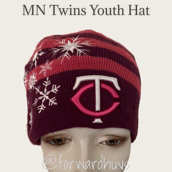 Bundle Sale 3 for $15 | Minnesota Twins | MLB Winter YOUTH Hat - Picture 1 of 8